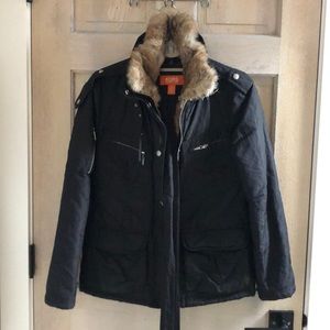 Michael Kors fur collar coat
